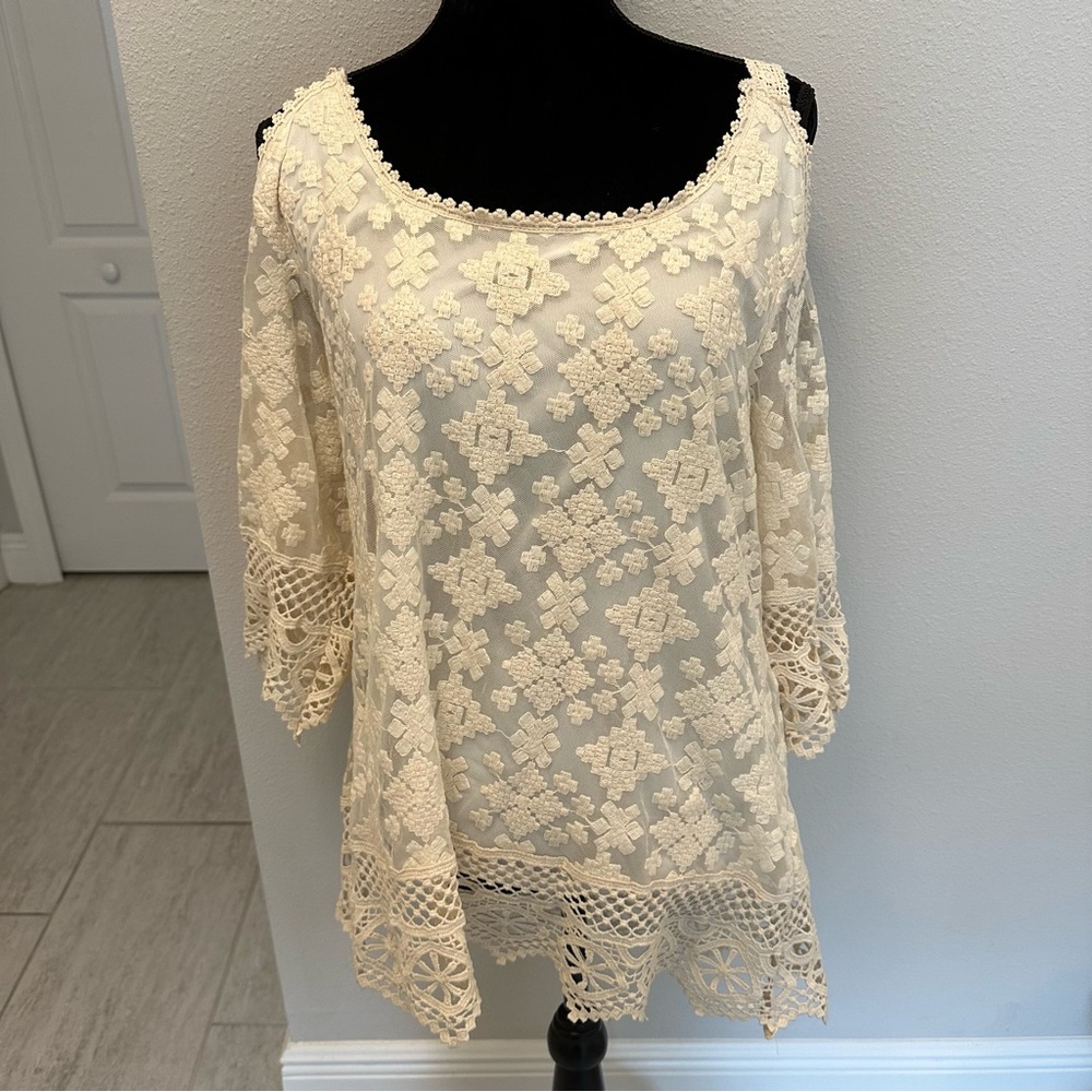 Crochet Off the Shoulder Top